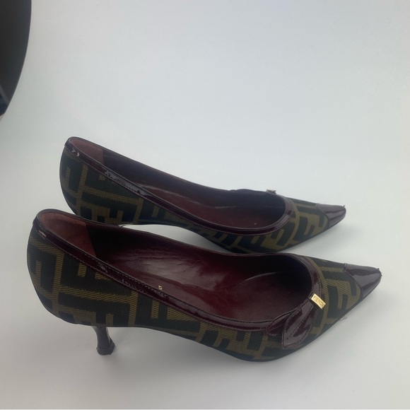 Fendi Monogram Kitten Heels - Picture 2 of 10